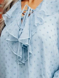 D & J Industries Tops She's Somethin' Top - Blue