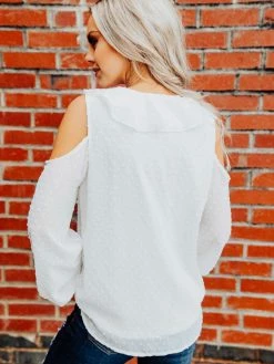 D & J Industries She's Somethin' Top - White