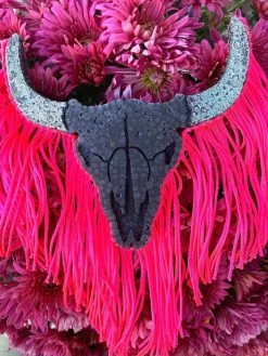 Buckin Baby Wholesale Skull Head With Fringe Freshie