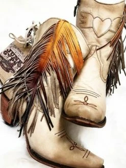 Lane Boots Spirit Animal Ankle Junk Gypsy Boot By Lane - Bone