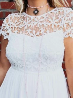 D & J Industries Sale! Summer Nights Dress - White