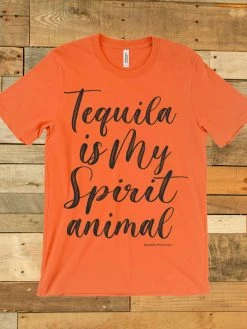 GTN Tequila Is My Spirit Animal Tee Clothing