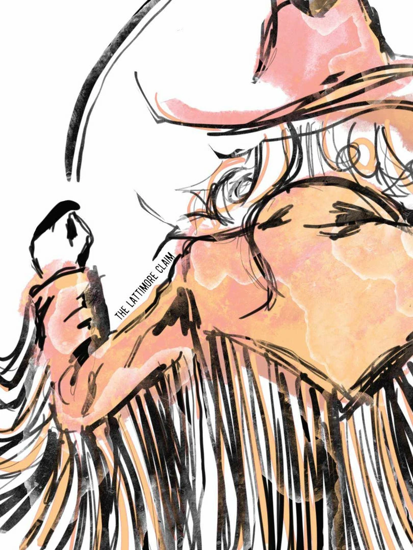 Miss Mud Pie The Fringed Cowgirl Tee Tees