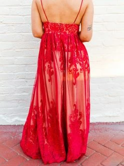 D & J Industries Clothing The Reona Dress - Wine