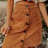 Dongguan Haohoo Clothing CO., Ltd The Southern Corduroy Skirt - Camel Sale!