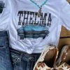 Miss Mud Pie Tees Thelma Tee - White