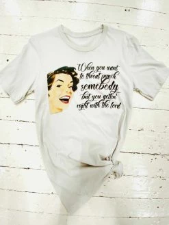 Bling-A-Gogo Throat Punch Tee Tees