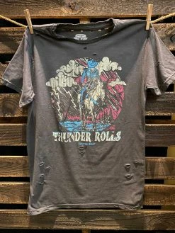 Country Deep Thunder Rolls Distressed Tee
