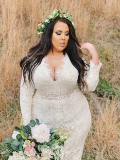 Southern Fried Chics Tie The Knot Lace Dress Bridal