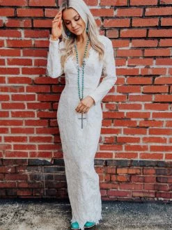 Southern Fried Chics Tie The Knot Lace Dress Bridal