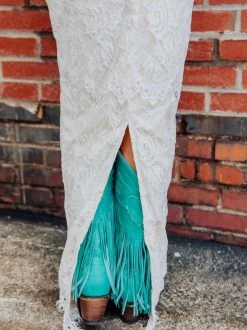 Southern Fried Chics Tie The Knot Lace Dress Bridal