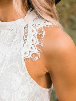 Southern Fried Chics Bridal To Have And To Hold Lace Dress - Ivory
