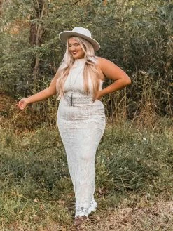 Southern Fried Chics Bridal To Have And To Hold Lace Dress - Ivory