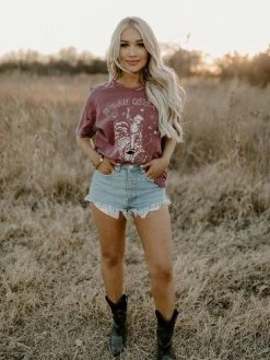 Country Deep Clothing Urban Cowboy Distressed Tee