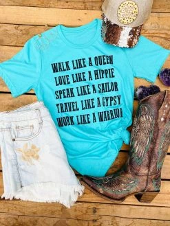 Buckin Barn Walk Like A Queen Tee