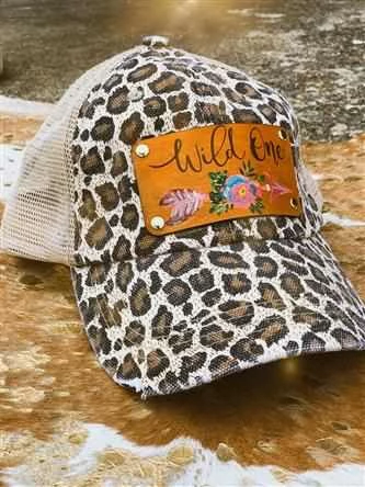 Country Rogue Wild One - LEOPARD BALL CAP