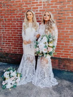 D & J Industries World Stands Still Dress - White/Neutral Sale!