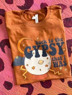 Miss Mud Pie Back To The Gypsy T-shirt - Harvest