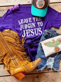 GTN Leave The Judgin To Jesus Tee Clothing