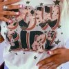 Miss Mud Pie Cowgirl And Stars Tee - Natural Clothing