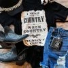 GTN I Was Country When Country Wasnt Cool T-shirt