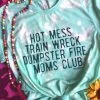 Miss Mud Pie Moms Club T-shirt - Mint Splatter Clothing